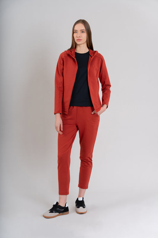 CASACA CON CAPUCHA | ROJO