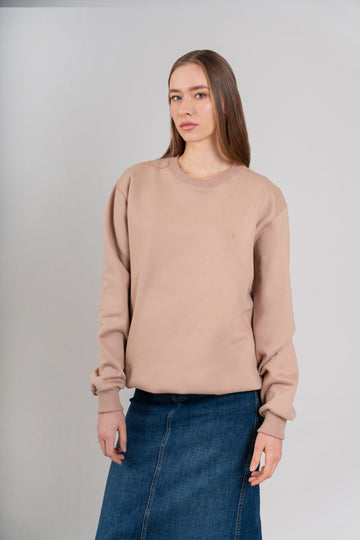 POLERA CUELLO REDONDO | BEIGE