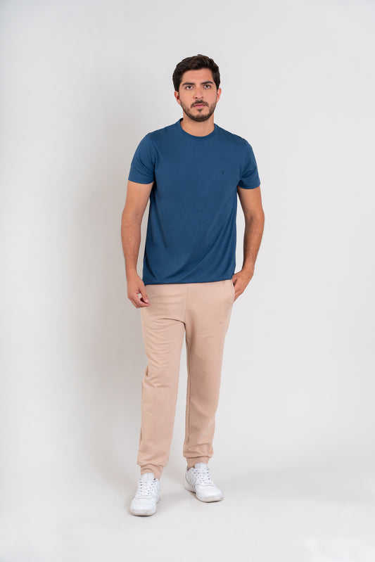 POLO CUELLO REDONDO - PIMA | AZUL