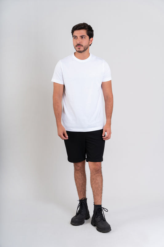 POLO CUELLO REDONDO - PIMA | BLANCO