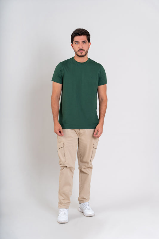 POLO CUELLO REDONDO - PIMA | VERDE