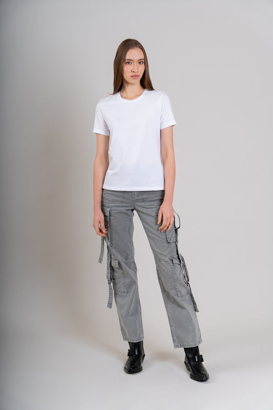 POLO CUELLO REDONDO MC - PIMA | BLANCO