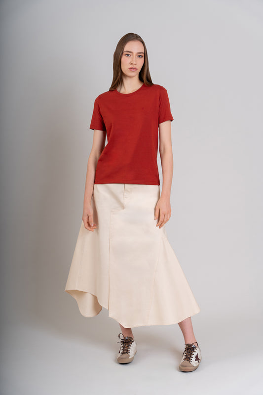 POLO CUELLO REDONDO MC - PIMA | ROJO