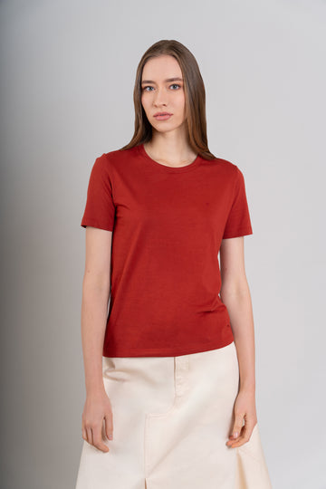 POLO CUELLO REDONDO MC - PIMA | ROJO