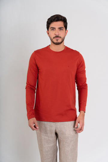 POLO CUELLO REDONDO - PIMA | ROJO