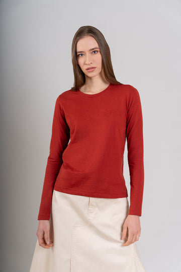 POLO CUELLO REDONDO ML - PIMA | ROJO