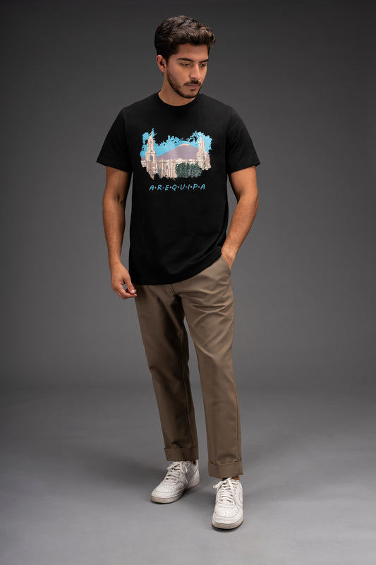 POLO MANGA CORTA CATEDRAL AQP | NEGRO