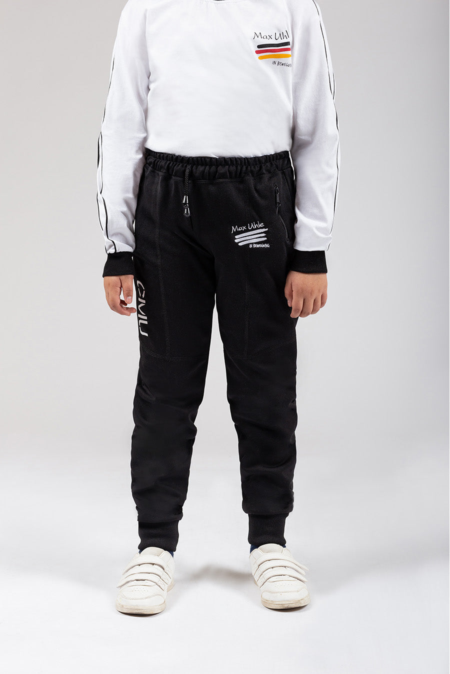 PANTALÓN BUZO COLEGIO MAX UHLE KIDS NEGRO - Main Image