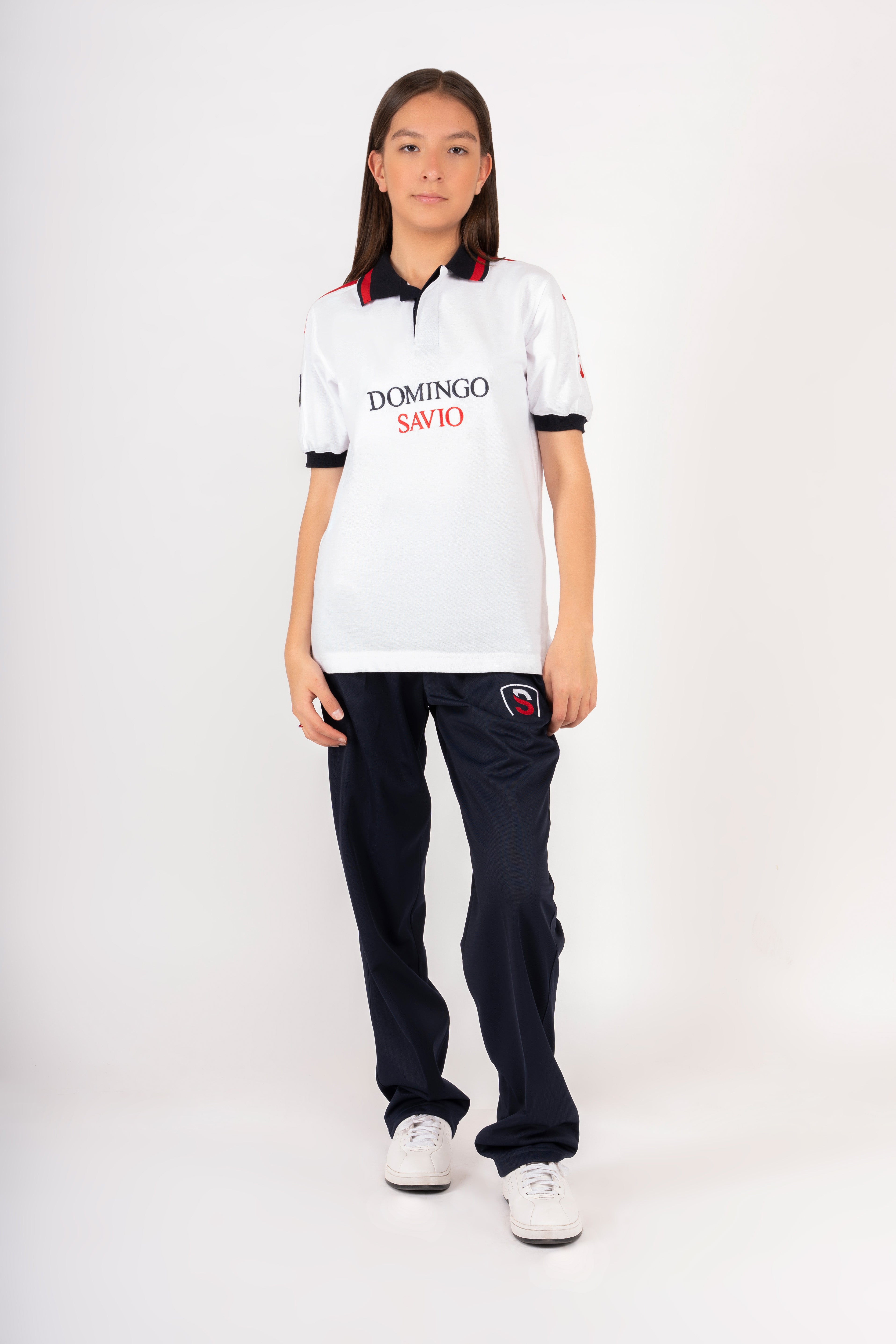 PANTALÓN BUZO COLEGIO DOMINGO SAVIO TEENS AZUL - Main Image