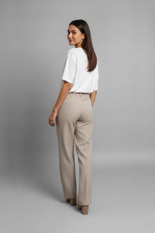 POLO MANGA CORTA DE MUJER OVERSIZE - PIMA | BLANCO