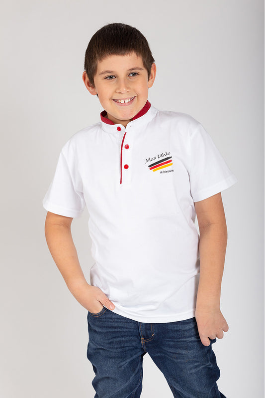 POLO MANGA CORTA COLEGIO MAX UHLE - KIDS | BLANCO