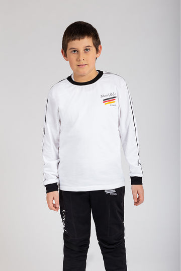 POLO MANGA LARGA COLEGIO MAX UHLE - KIDS | BLANCO