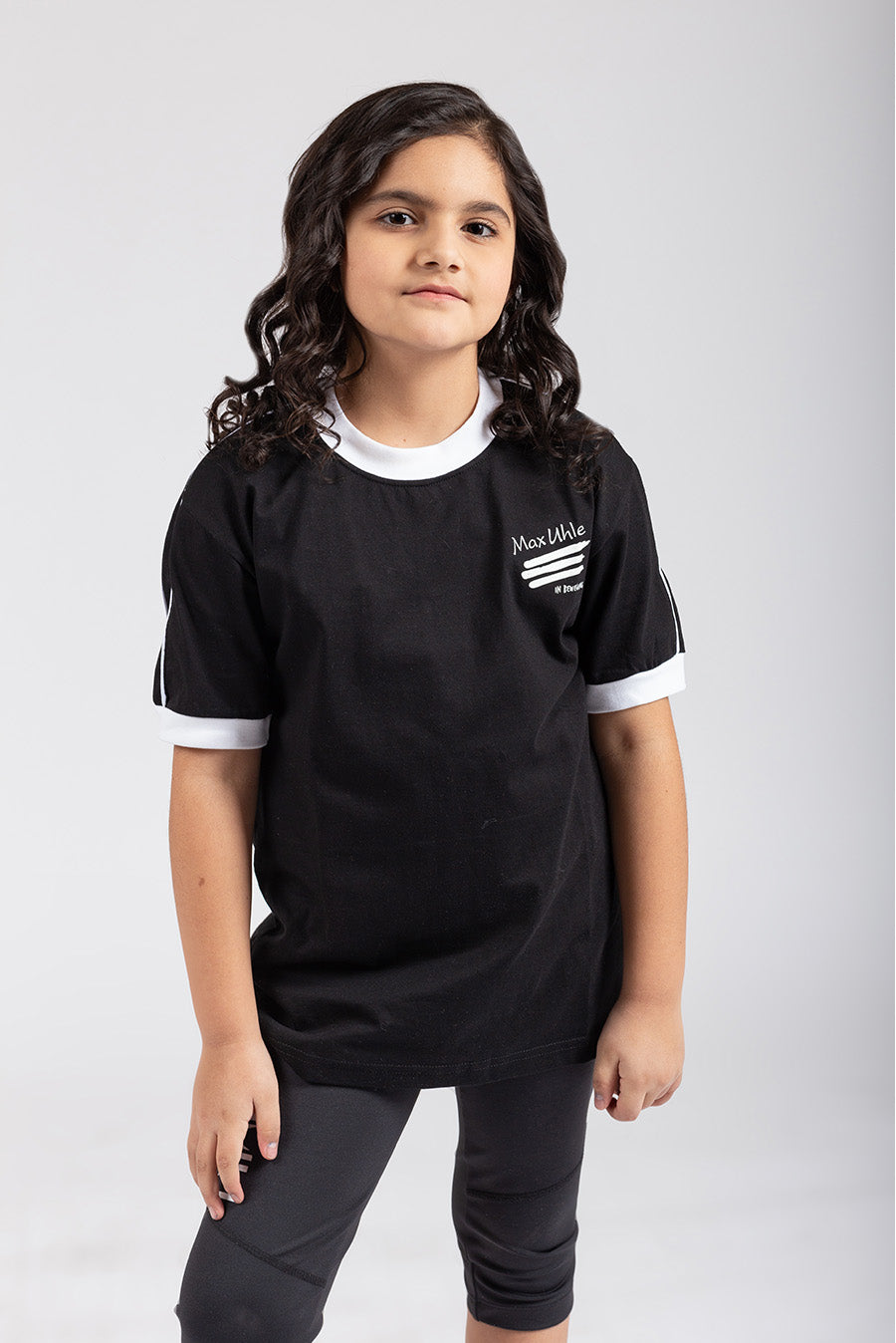 POLO MANGA CORTA COLEGIO MAX UHLE - KIDS | NEGRO