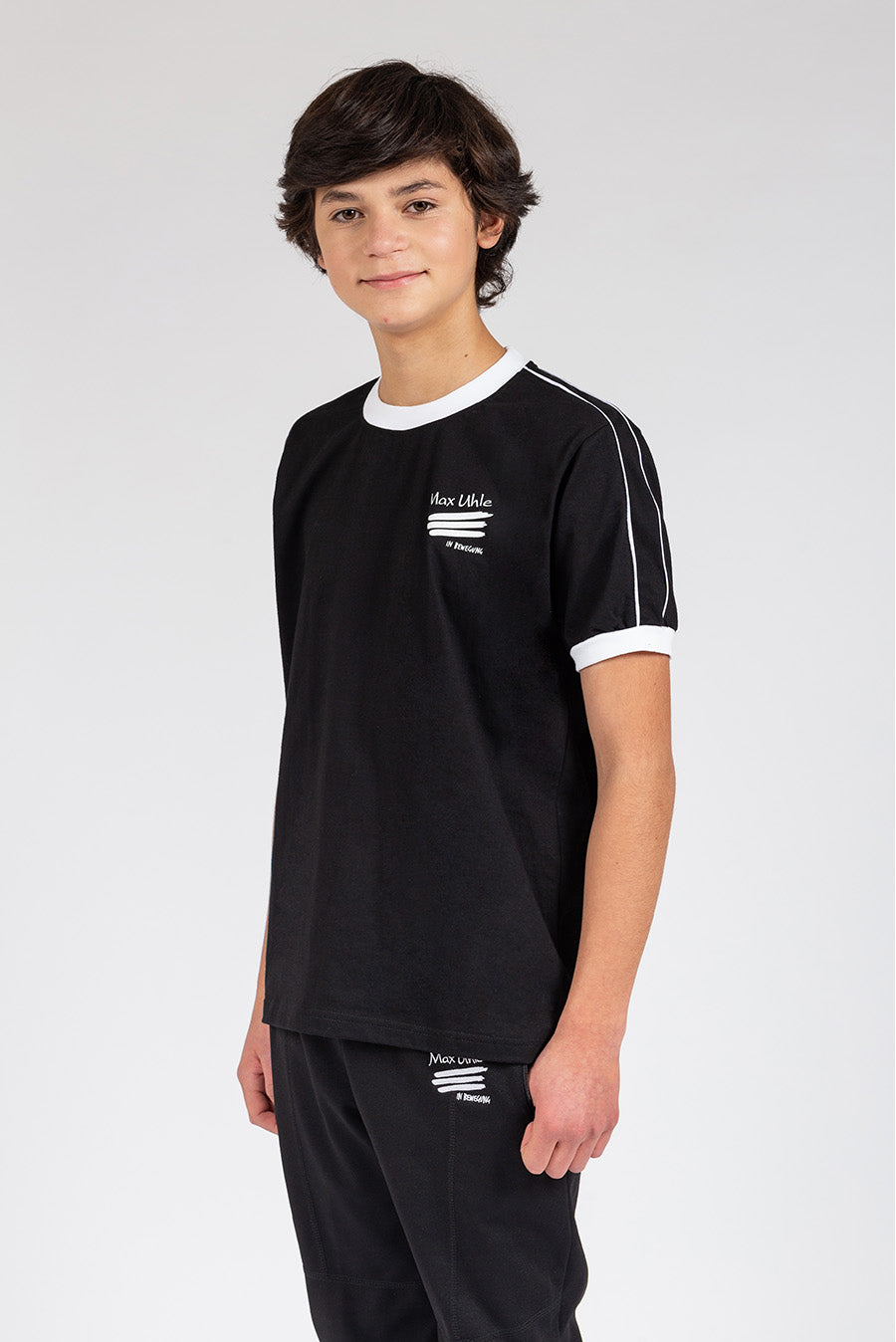 POLO MANGA CORTA COLEGIO MAX UHLE - TEENS | NEGRO