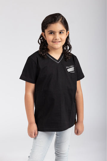 POLO MANGA CORTA COLEGIO MAX UHLE - KIDS | NEGRO