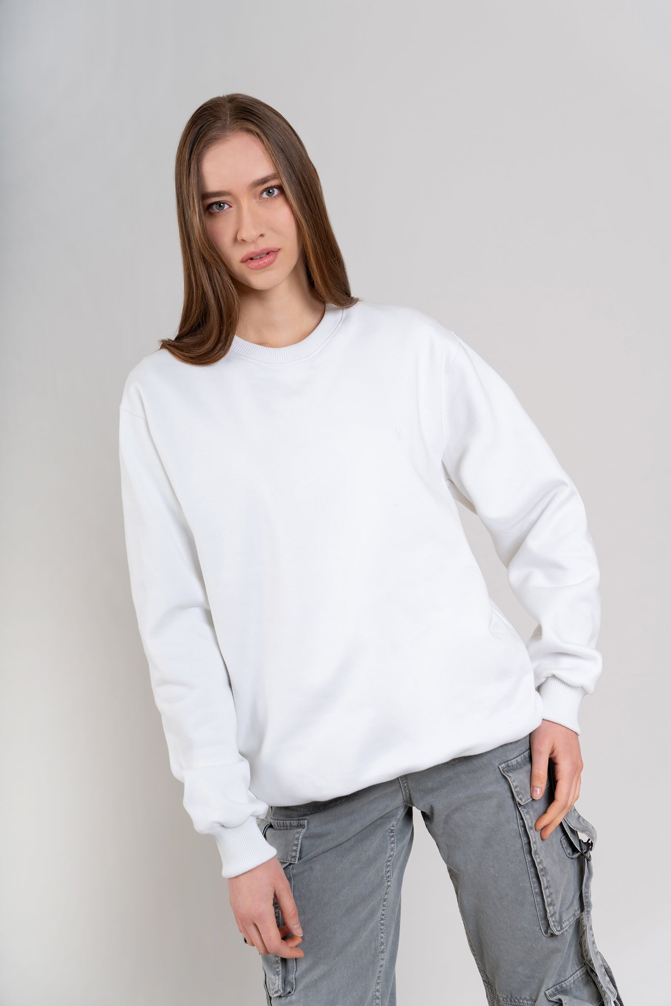 POLERA CUELLO REDONDO | BLANCO