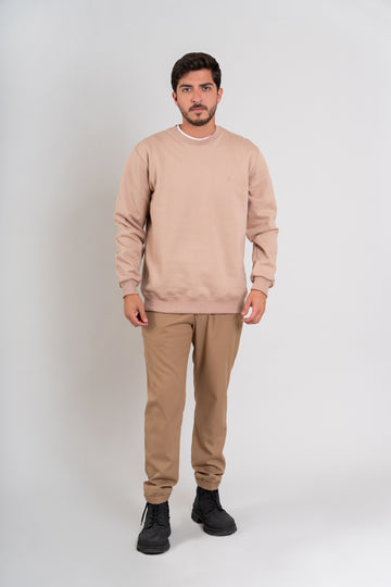 POLERA CUELLO REDONDO | BEIGE