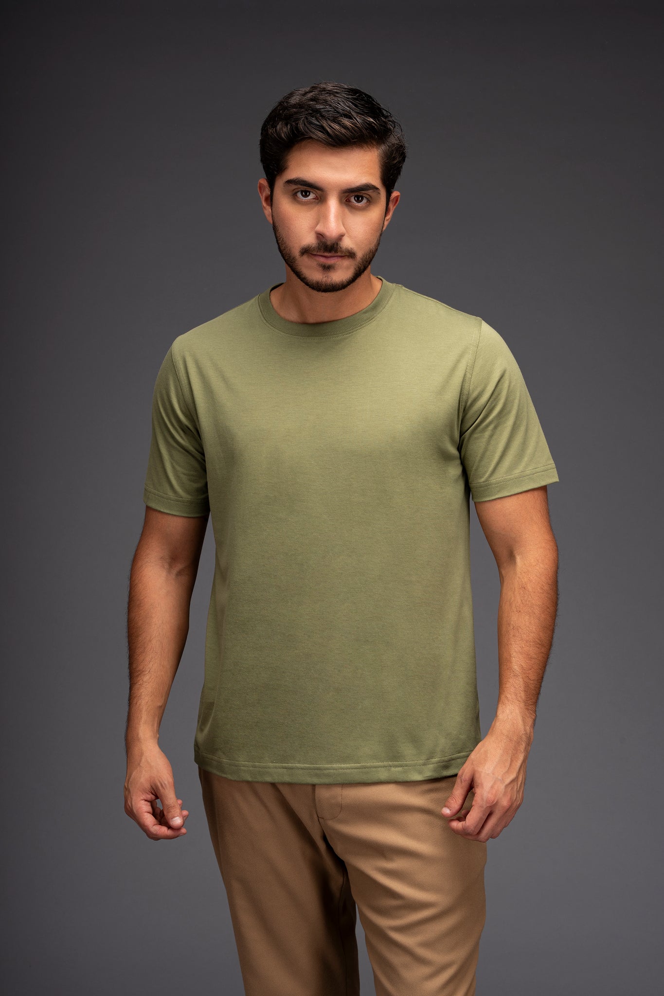 POLO BASICO DE ALGODÓN PIMA MANGA CORTA BASIC - HOMBRE | VERDE