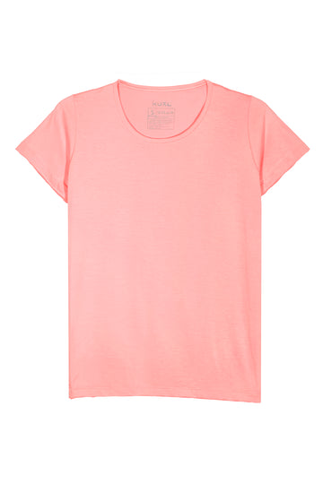 POLO BASICO DE ALGODÓN PIMA MANGA CORTA BASIC - MUJER | ROSA