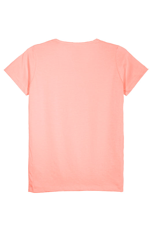 POLO BASICO DE ALGODÓN PIMA MANGA CORTA BASIC - MUJER | ROSA