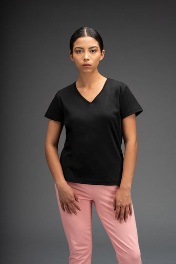 POLO MANGA CORTA BELLA GZA | NEGRO