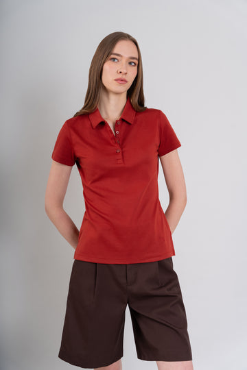 POLO CAMISERO - PIMA | ROJO