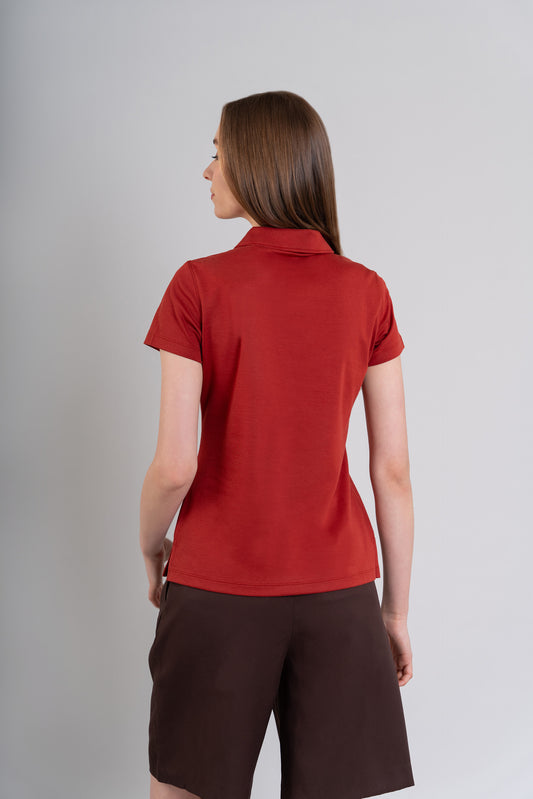 POLO CAMISERO - PIMA | ROJO