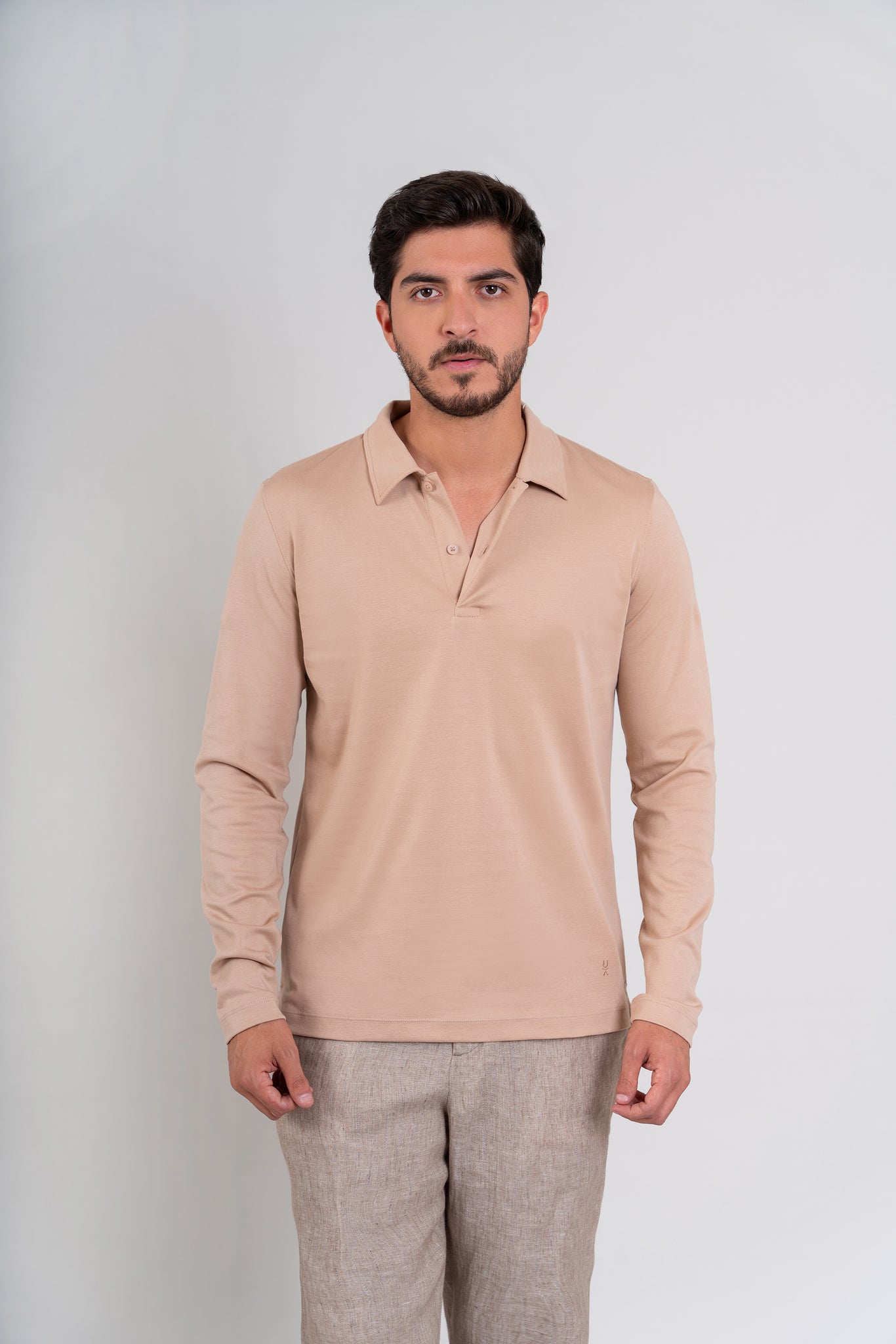 POLO CAMISERO  -  PIMA | BEIGE