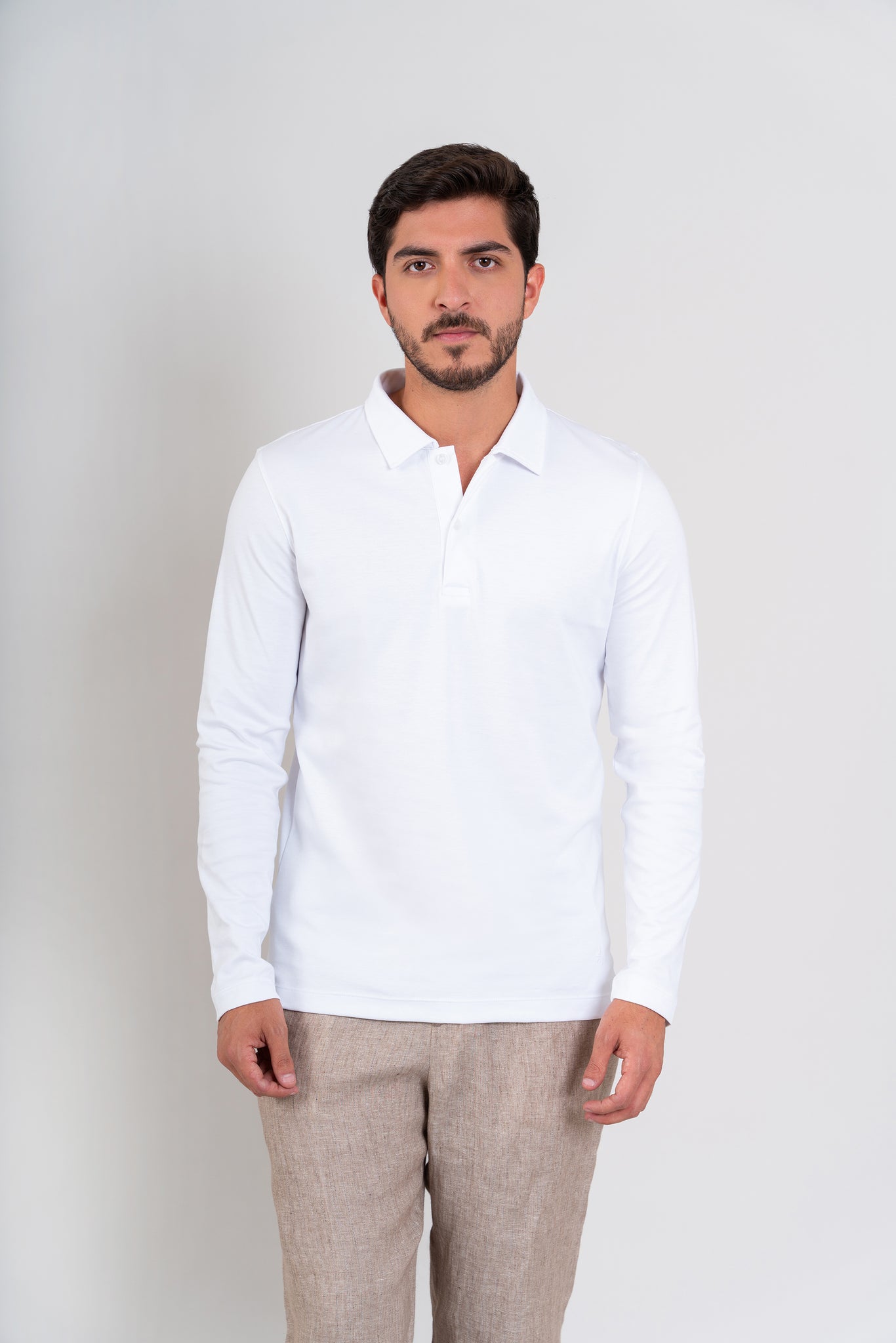 POLO CAMISERO  -  PIMA | BLANCO