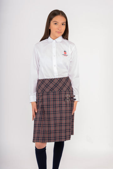 BLUSA MANGA LARGA COLEGIO DOMINGO SAVIO - TEENS | BLANCO