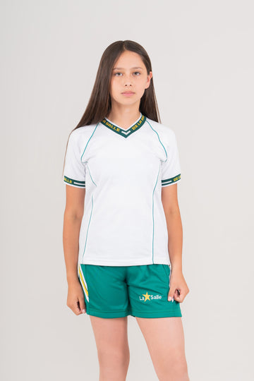 POLO MANGA CORTA COLEGIO LA SALLE | BLANCO