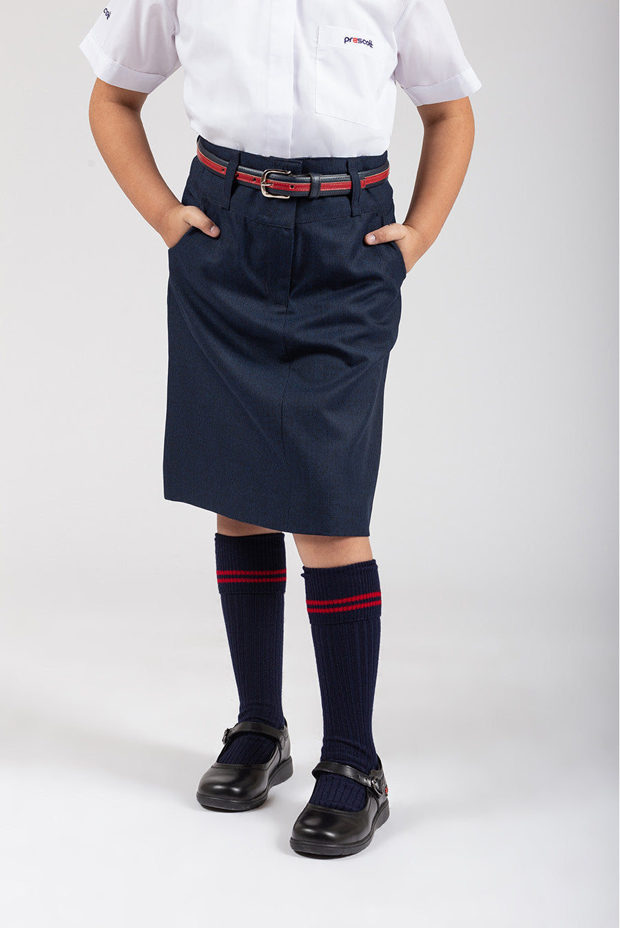 FALDA COLEGIO PRESCOTT - TEENS | AZUL