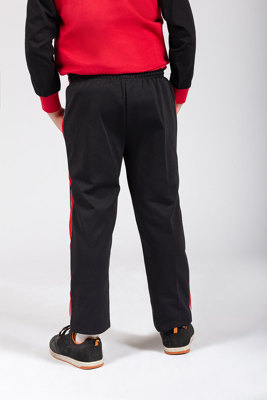 Pantalon De Buzo Negro Con Rojo PANTALÓN BUZO COLEGIO SAN JOSÉ