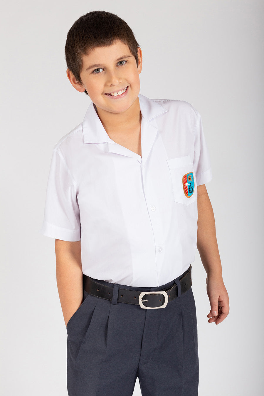 CAMISA MANGA CORTA COLEGIO SAN JOSÉ - KIDS | BLANCO