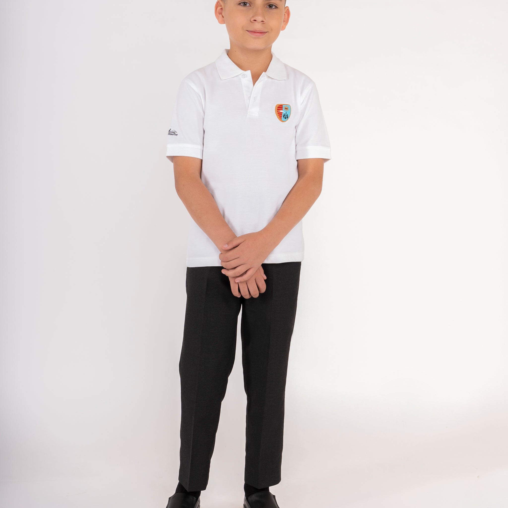 POLO MANGA CORTA COLEGIO SAN JOSÉ - KIDS | BLANCO