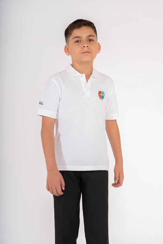 POLO MANGA CORTA COLEGIO SAN JOSÉ - KIDS | BLANCO