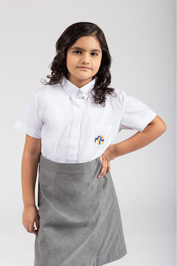 BLUSA MANGA CORTA COLEGIO MARÍA AUXILIADORA - KIDS | BLANCO