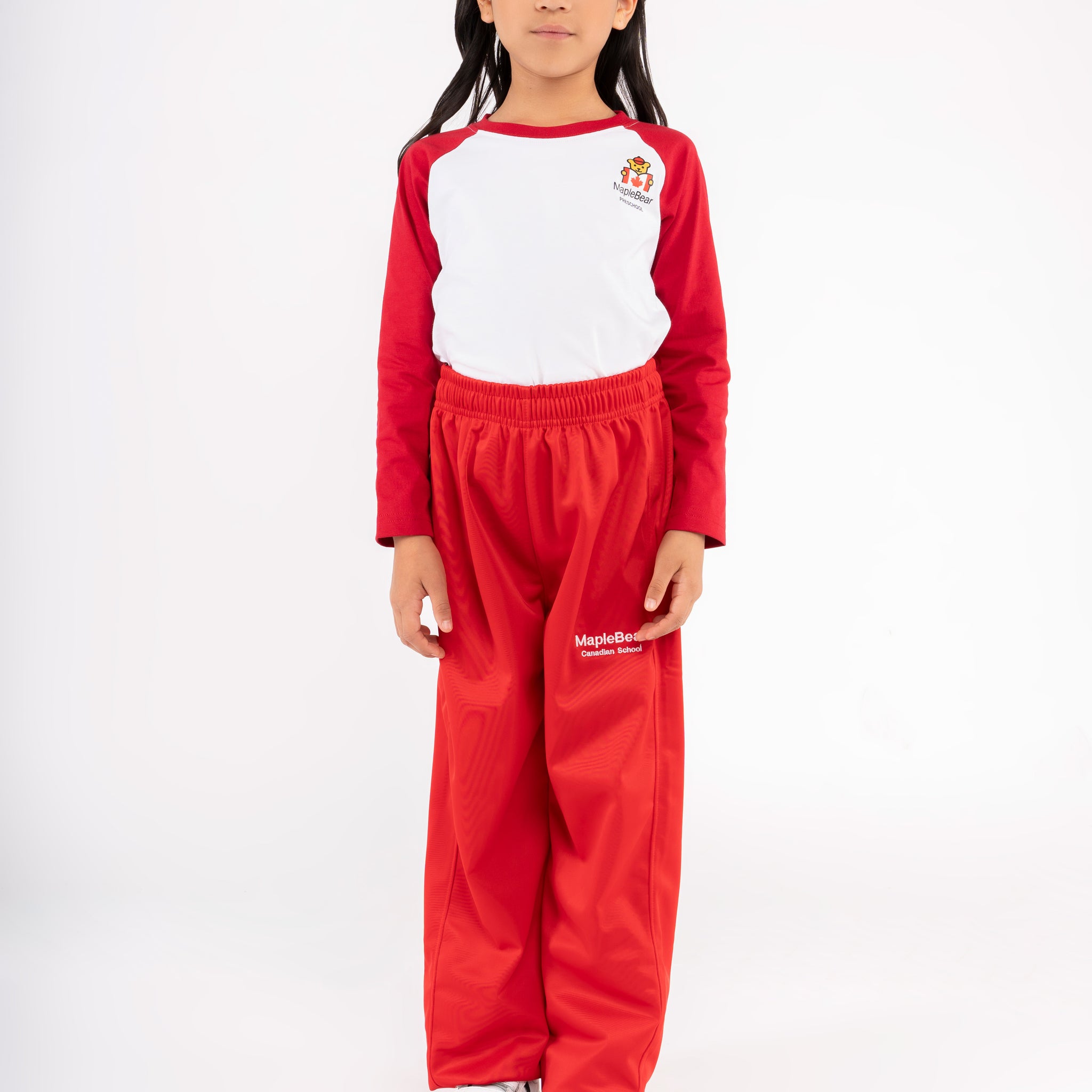 PANTALON BUZO COLEGIO MAPLE BEAR - KIDS | ROJO