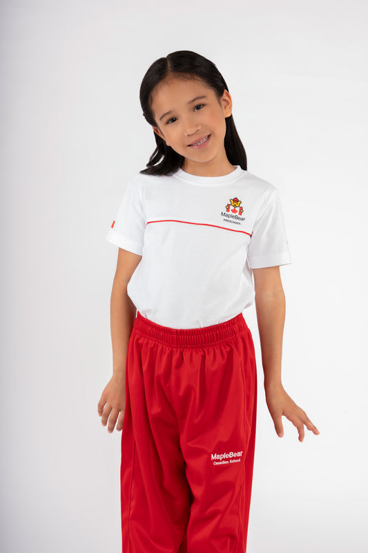 POLO MANGA CORTA COLEGIO MAPLE BEAR - KIDS | BLANCO