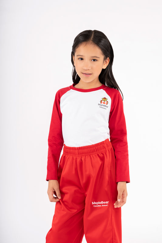 POLO MANGA LARGA COLEGIO MAPLE BEAR - KIDS | BLANCO