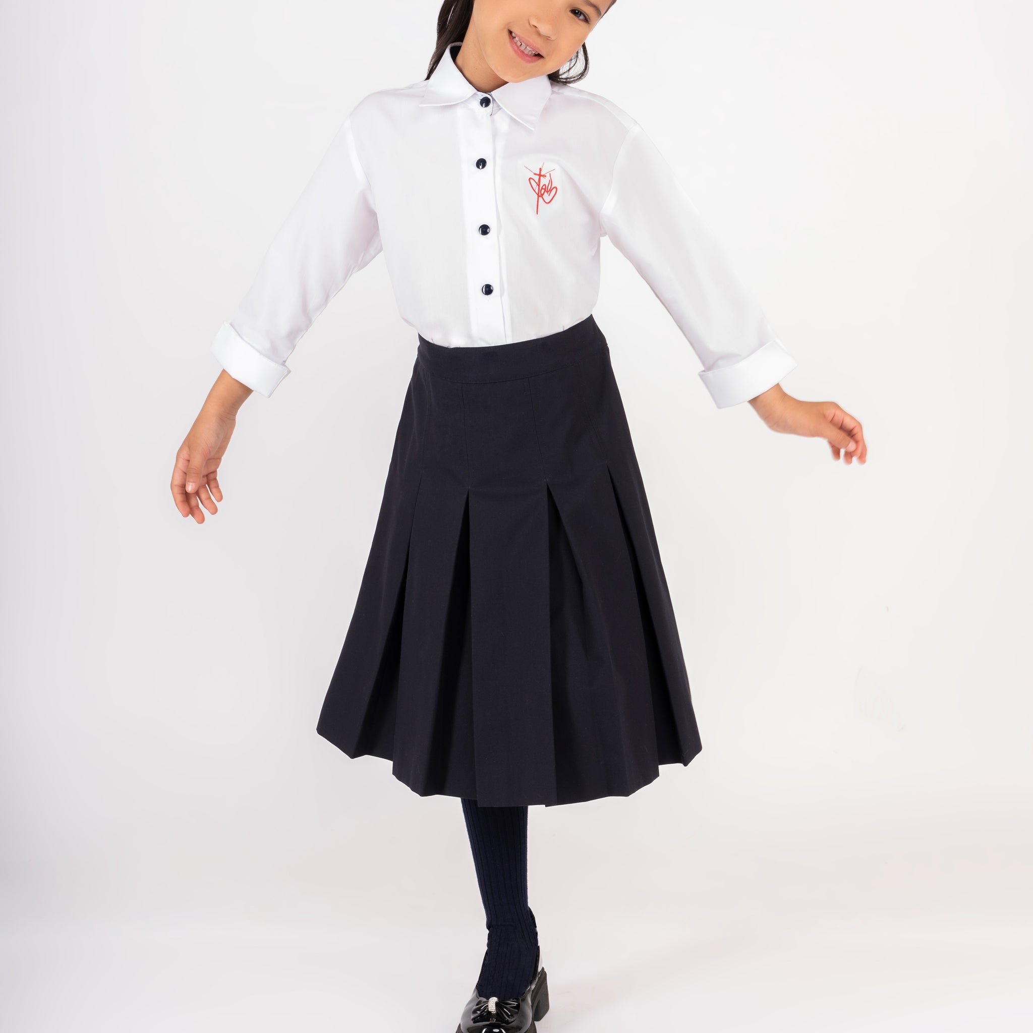 BLUSA COLEGIO SAGRADOS CORAZONES - KIDS | BLANCO