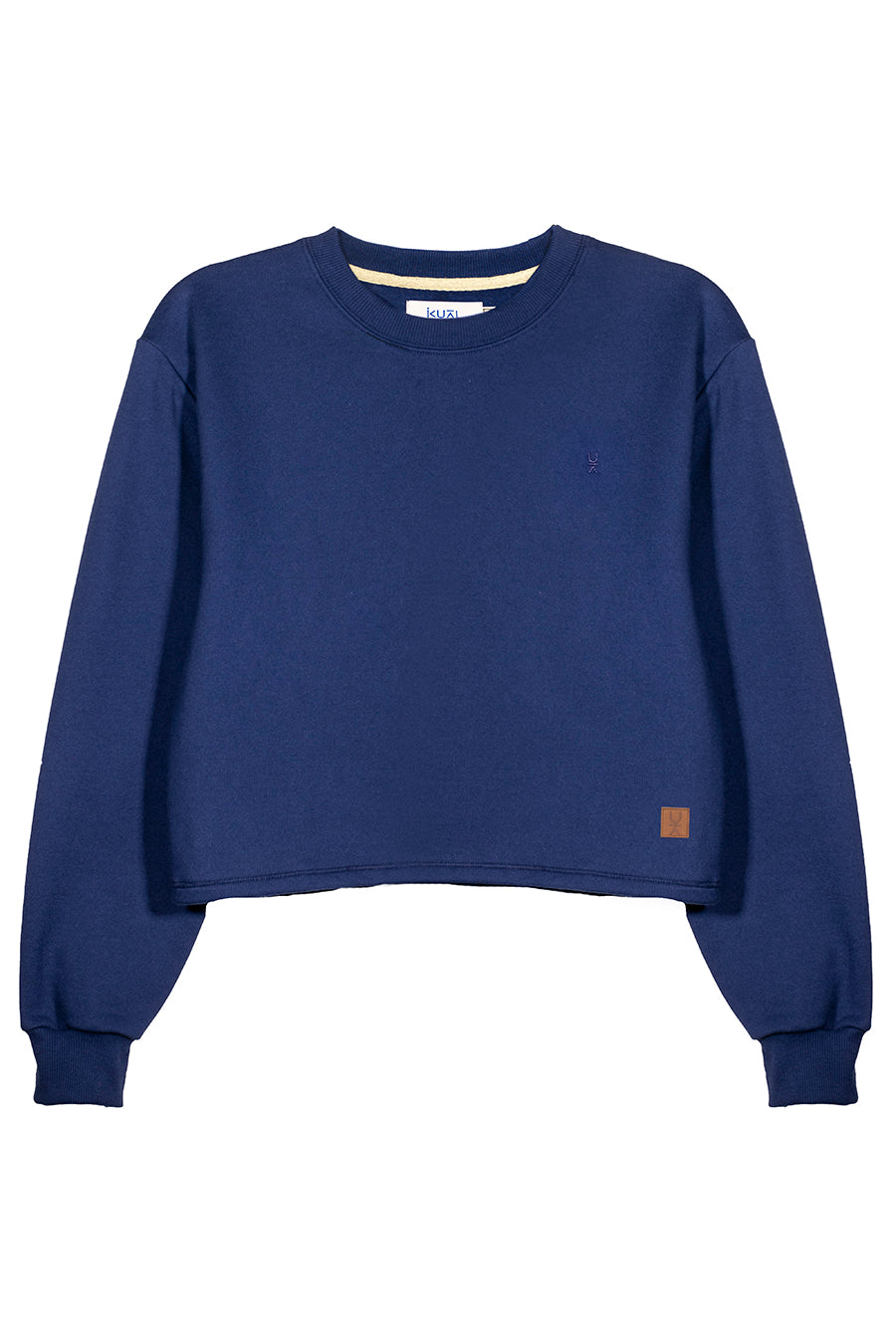 POLERA CROP 100% ALGODÓN BELEN | AZUL