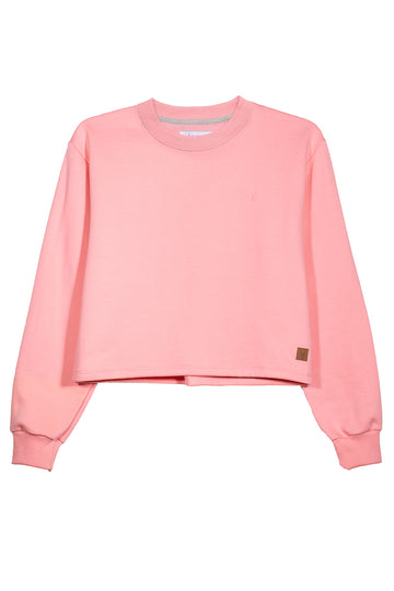 POLERA CROP 100% ALGODÓN BELEN | ROSADO