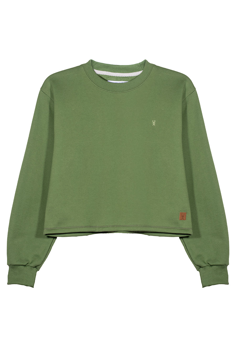 POLERA CROP 100% ALGODÓN BELEN | VERDE