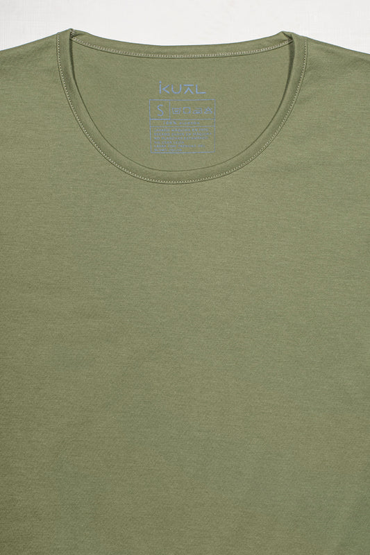 POLO BASICO DE ALGODÓN PIMA MANGA CORTA BASIC  - MUJER | VERDE