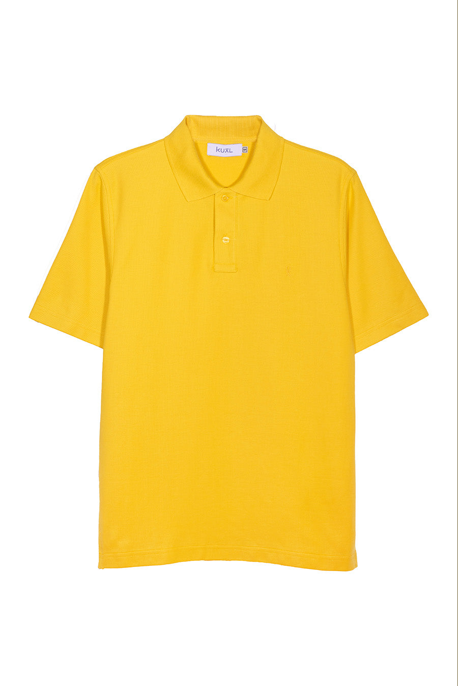 POLO BASICO PIQUÉ DE ALGODÓN PIMA MANGA CORTA BYRON | AMARILLO