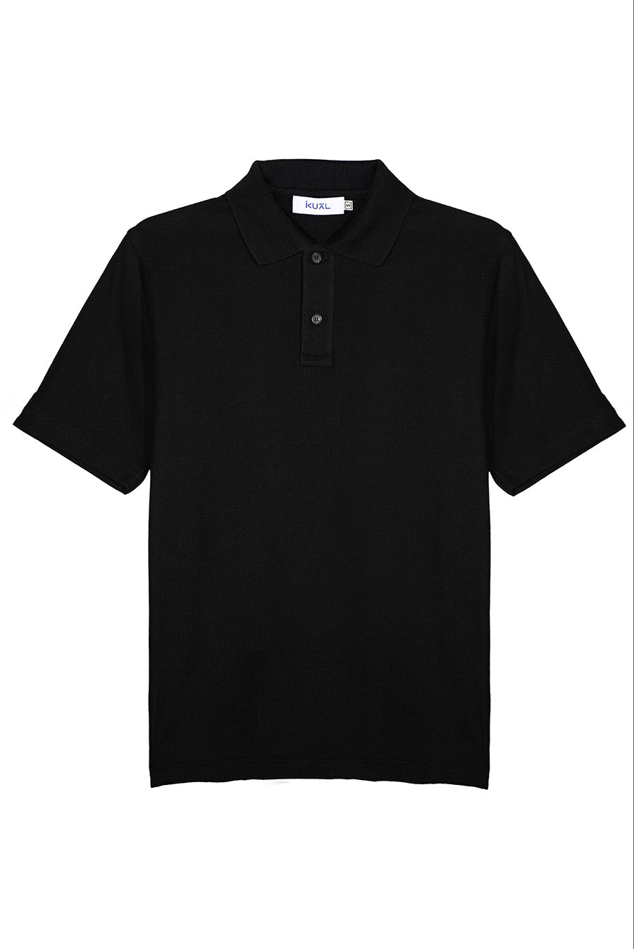 POLO BASICO PIQUÉ DE ALGODÓN PIMA MANGA CORTA BYRON | NEGRO
