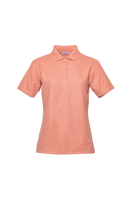 POLO BASICO DE ALGODÓN PIMA MANGA CORTA BELICE | ROSADO