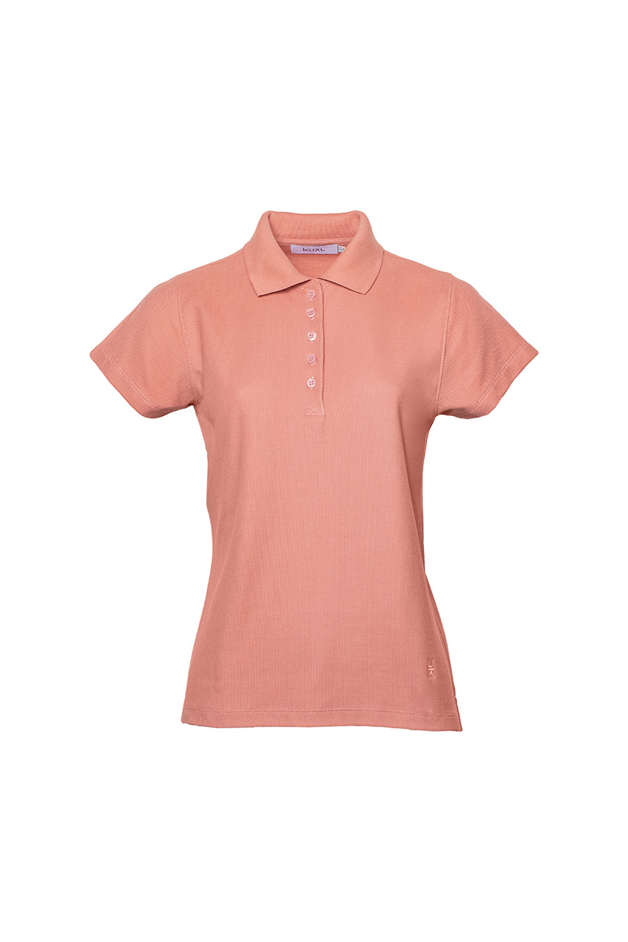POLO BASICO DE ALGODÓN PIMA MANGA CORTA BIANCA | ROSADO
