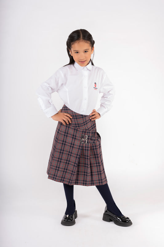 BLUSA MANGA LARGA COLEGIO DOMINGO SAVIO - KIDS | BLANCO